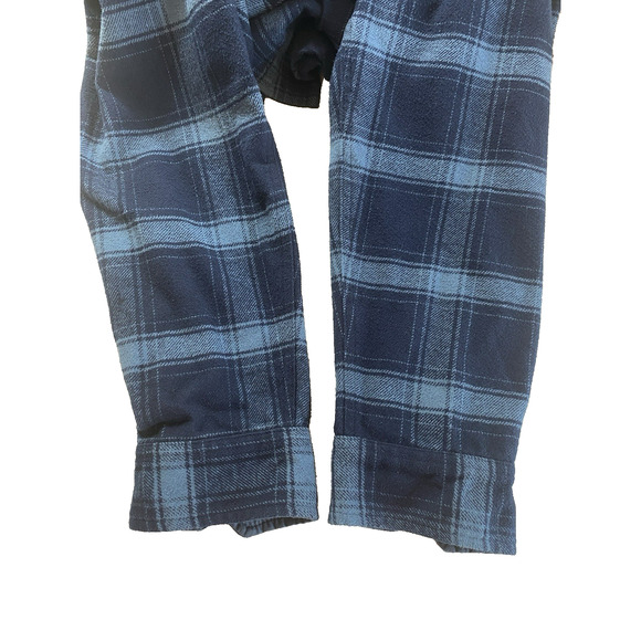 Men’s Size XXL Flannel Shirt Plaid Blue Shacket Colorado Clothing - Picture 8 of 12